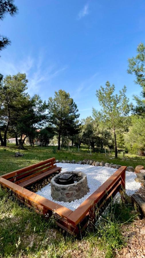 Panurlawoodenhouse Oezel Havuz& Sauna Mavi Kültér fotó