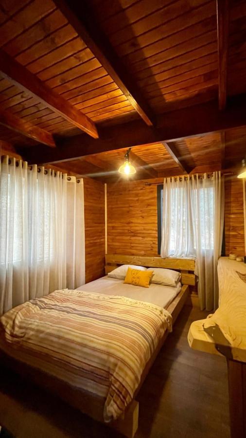 Panurlawoodenhouse Oezel Havuz& Sauna Mavi Kültér fotó