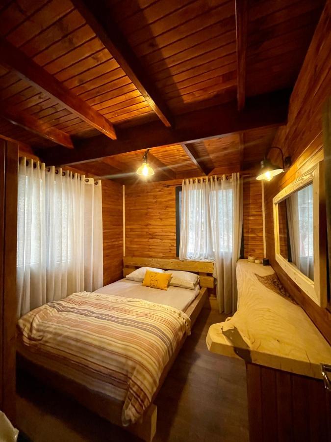 Panurlawoodenhouse Oezel Havuz& Sauna Mavi Kültér fotó