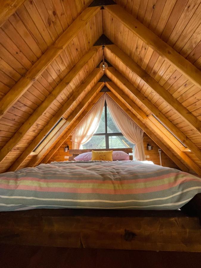 Panurlawoodenhouse Oezel Havuz& Sauna Mavi Kültér fotó