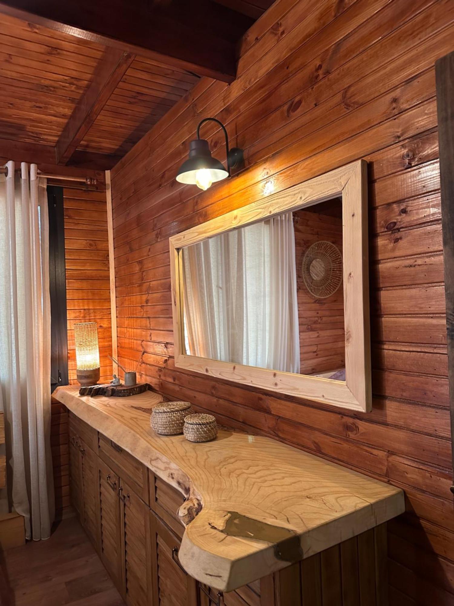 Panurlawoodenhouse Oezel Havuz& Sauna Mavi Kültér fotó