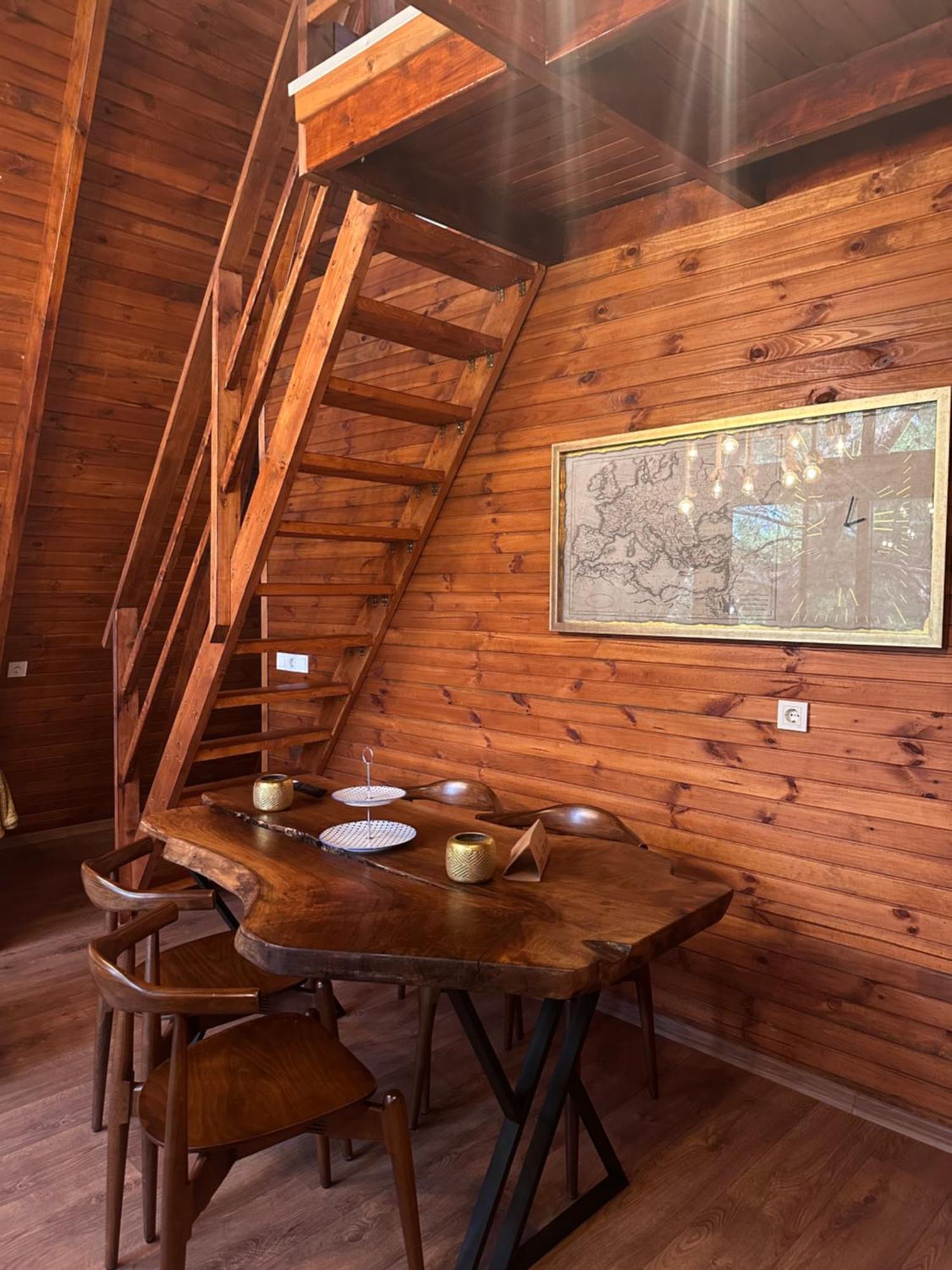 Panurlawoodenhouse Oezel Havuz& Sauna Mavi Kültér fotó