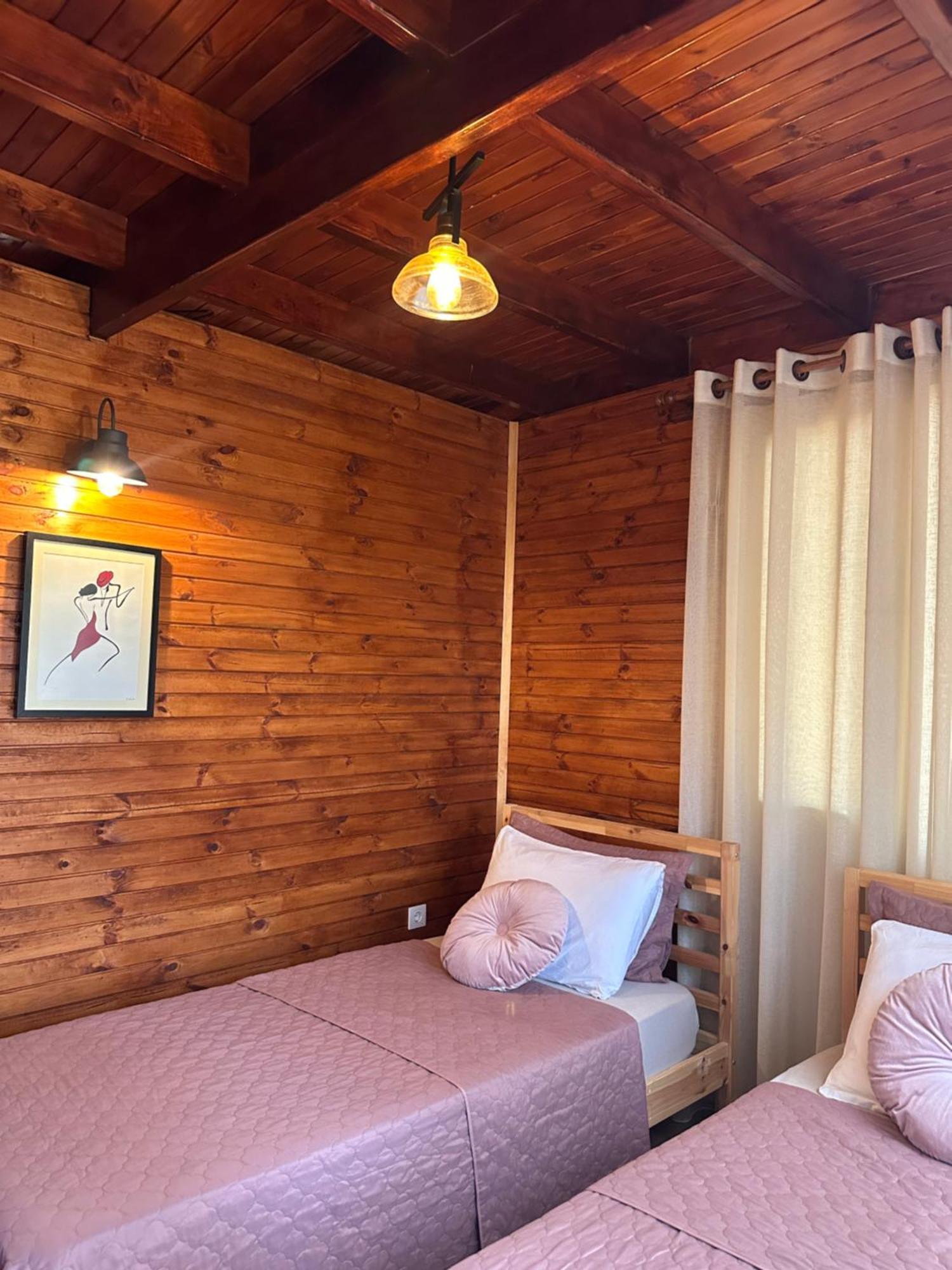 Panurlawoodenhouse Oezel Havuz& Sauna Mavi Kültér fotó